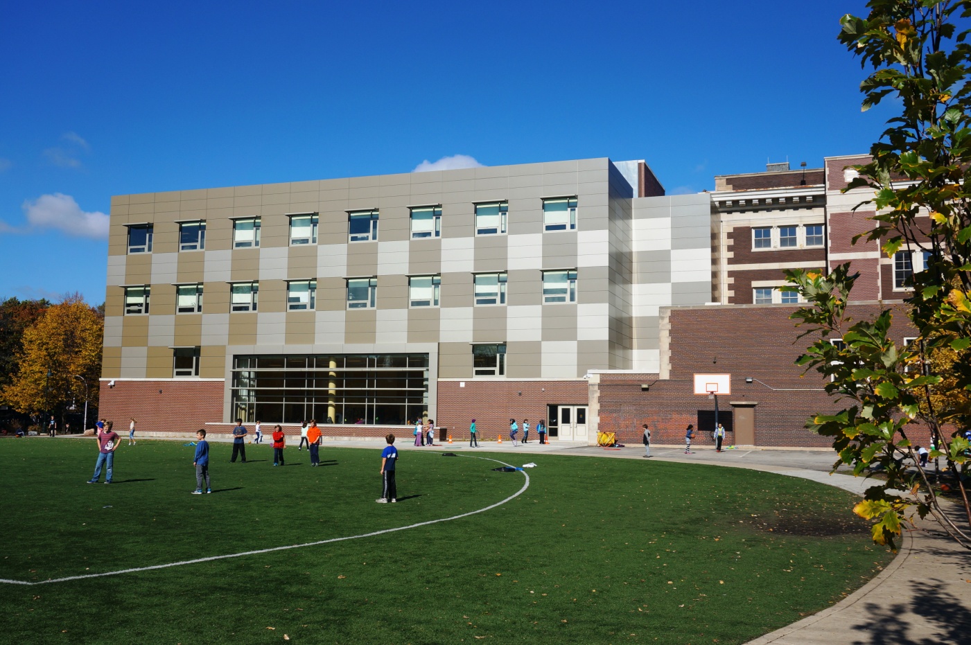 New 3-story project including ADA compliance ramps, new gymnasium, cafeteria and classrooms. Currently under construction for 6-month accelerated completion schedule.