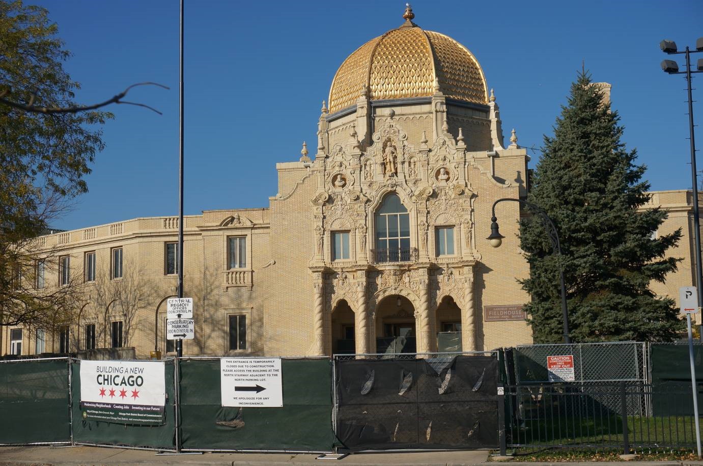 Our scope of work includes structural engineering consulting to assist in the repair and restoration of this historic landmark building owned by the Chicago Park District. Work currently involves a master plan budget exercise for documenting location and area of distressed concrete and masonry and providing repair drawings to assist in cost estimating.