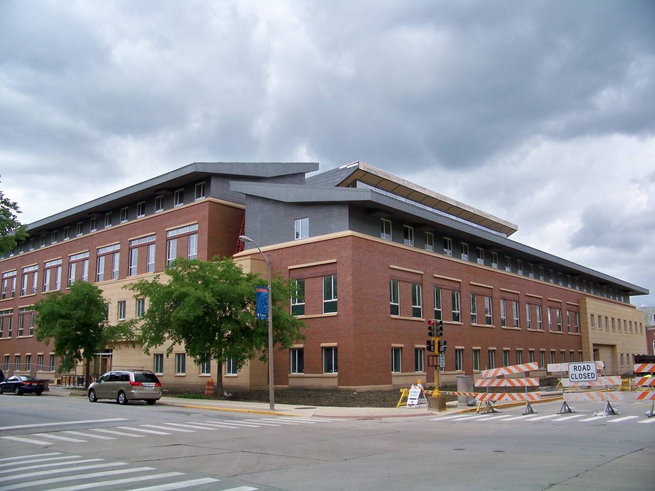 New 4th floor classroom addition and new green roof project.